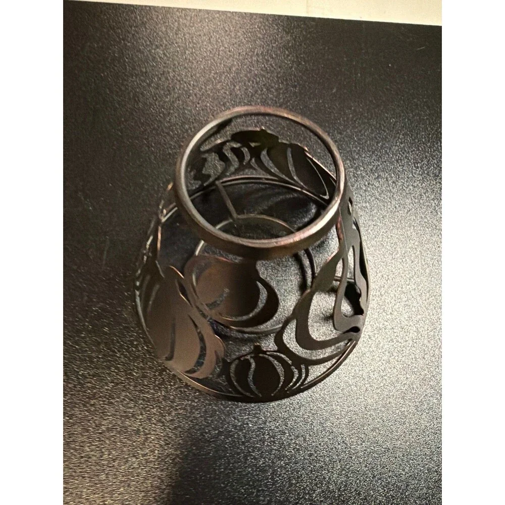 Better Homes‎ & Gardens Pumpkin Candle Holder Metal Sleeve Fall Halloween Decor